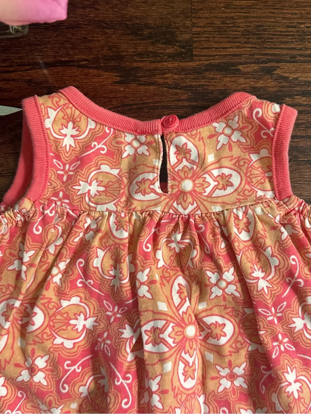 Tea Collection floral medallion print dress, size 6-12Mo